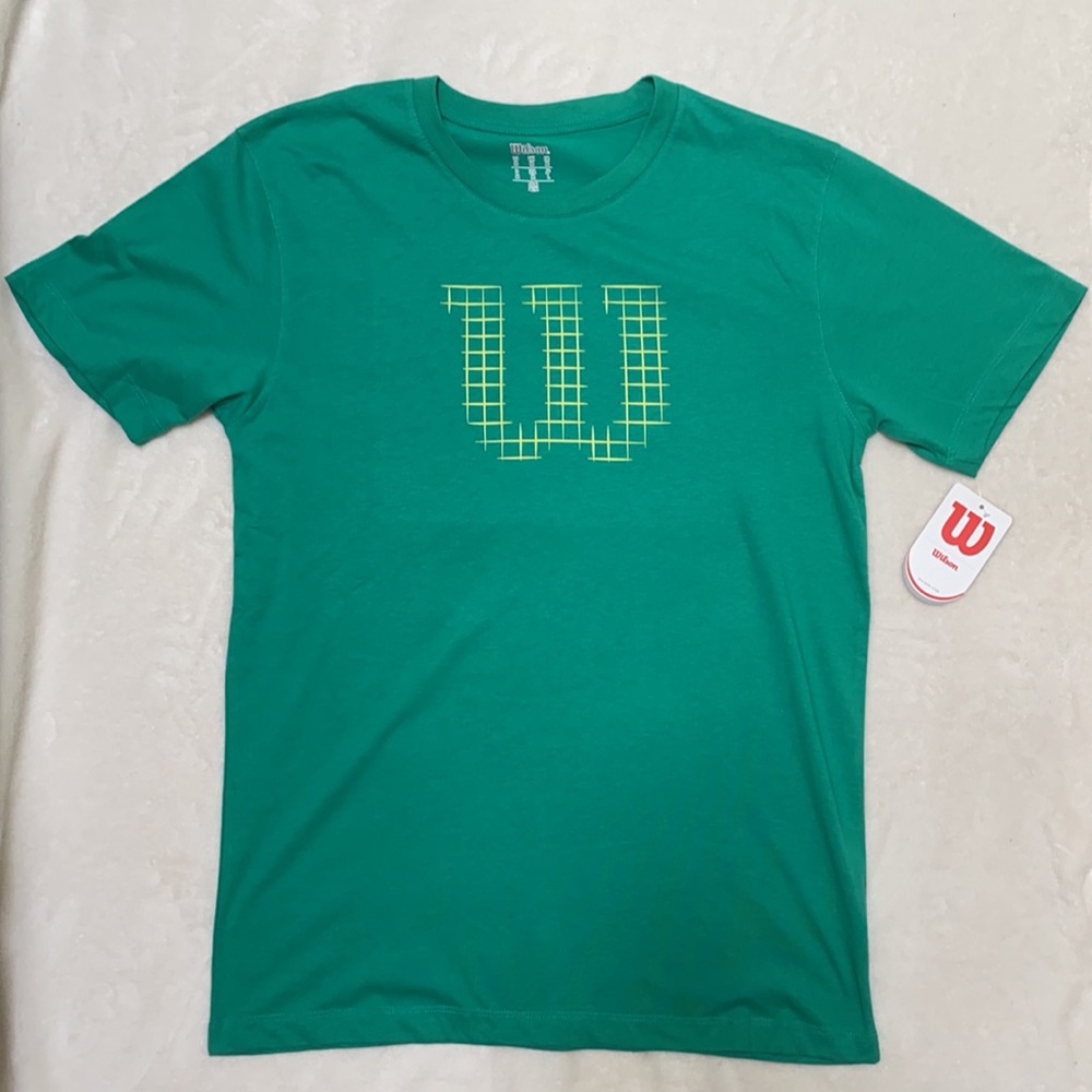 men’s wilson tennis athletic t shirt